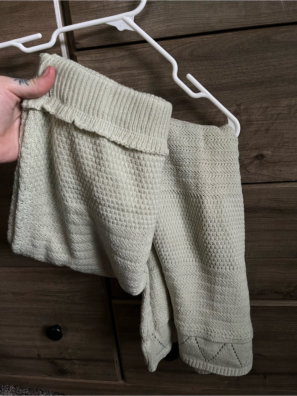 Knit Green Maxi Skirt
